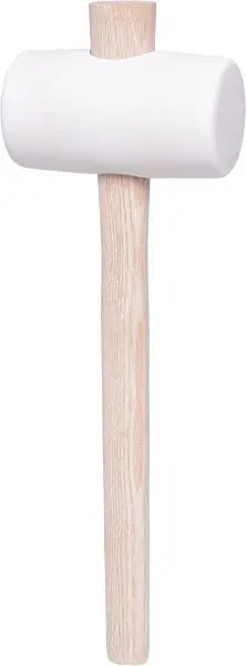 KS Tools Gummihammer weiss 500g 140.1235
