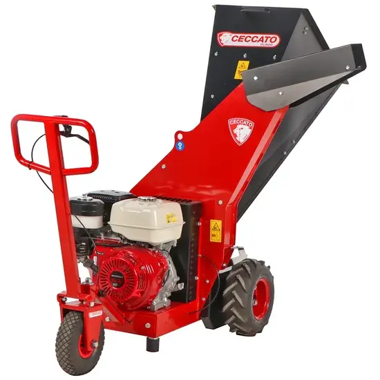 Ceccato Tritone Maxi selbstfahrend - Benzin-Häcksler - Honda-Motor GX390 mit Überlastschutz und Rücklaufsperre