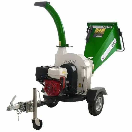 GreenBay GB-WDC 120 HE - Profi Häcksler mit Verbrennungsmotor - Honda GX390 Motor (DIN EN 13683 geprüft)