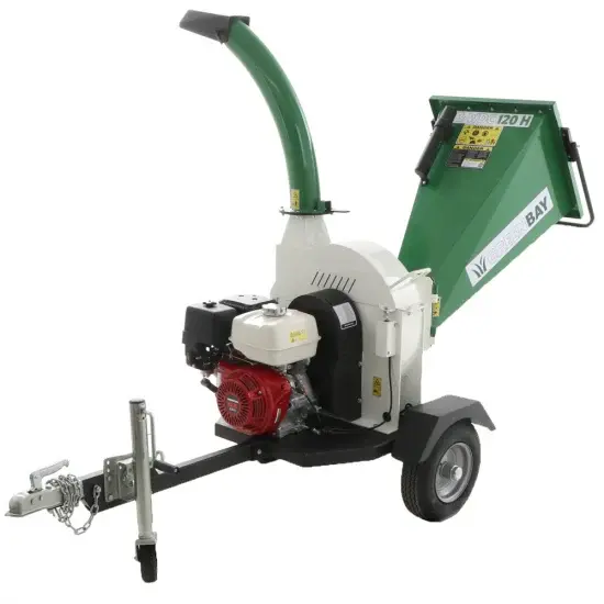 GreenBay GB-WDC 120 H - Profi-Häcksler mit Verbrennungsmotor - Honda GX390 Motor 13 PS