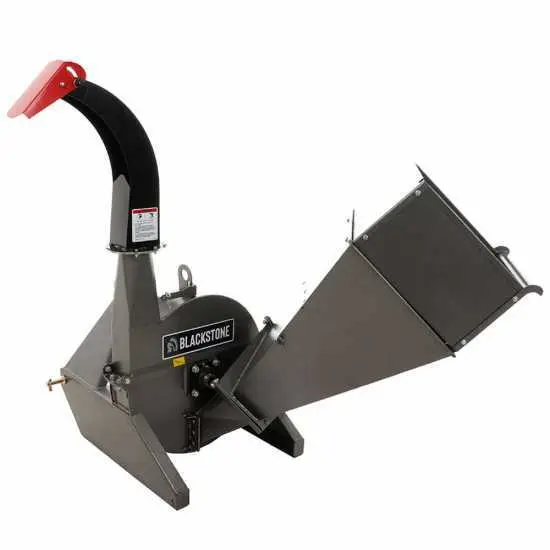 Kompostierfreundlicher Mulcher BlackStone BTC 100 - Häcksler für Traktor , Gartenschredder mit 4 Klingen - Schnittdurchm...