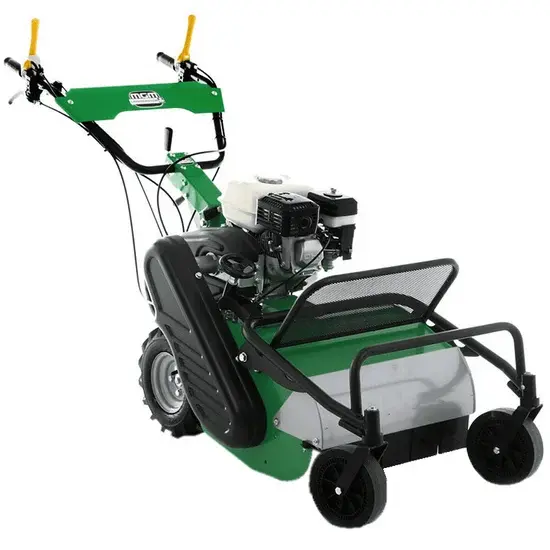 Kraftvoller Benzin-Schredder Professioneller Schlegelmäher Lampacrescia MGM TTR580/S - Honda-Motor GX200