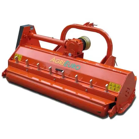 Kraftvoller Benzin-Schredder Top Line PF 140 - Mulcher für Traktoren - schwere Baureihe - mit fester Aufnahme