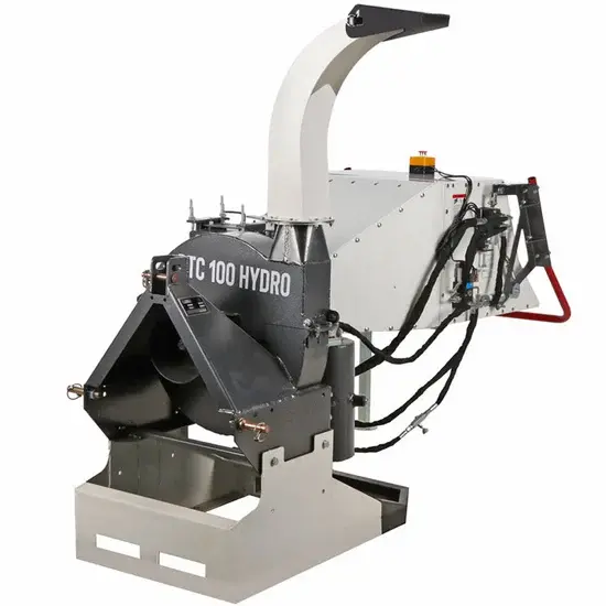 Leiser Elektro-Häcksler BlackStone BTC 100 HYDRO - Häcksler für Traktoren - mit hydraulischer Walzensteuerung