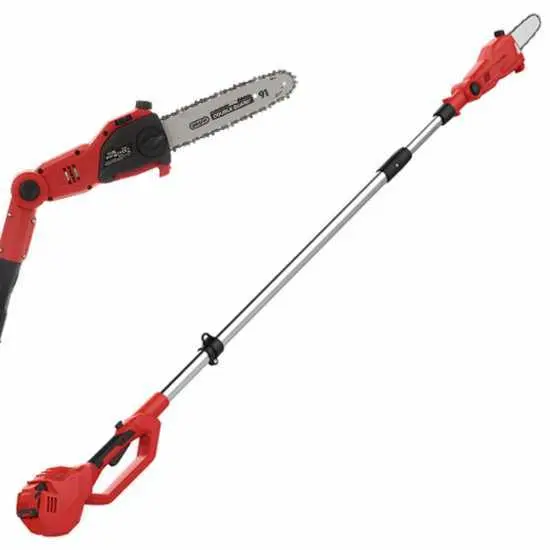 Leistungsstarker Messer Akku Hochentaster auf Verlängerungsschaft Azurblau Bird R3S 40V - bis zu 4m inkl. Körpergröße ...