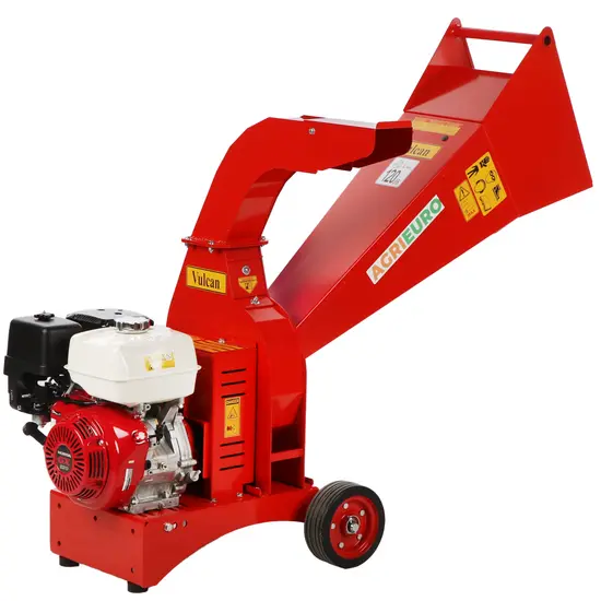 Leistungsstarker Messer Top Line Vulcan - Benzin Häcksler - mit Honda Motor GX 390
