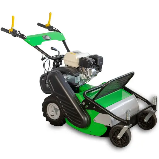Professioneller Schlegelmulcher Lampacrescia MGM TTR560 - Honda-Motor GX160 für Gartenabfälle & Gehölzschnitt