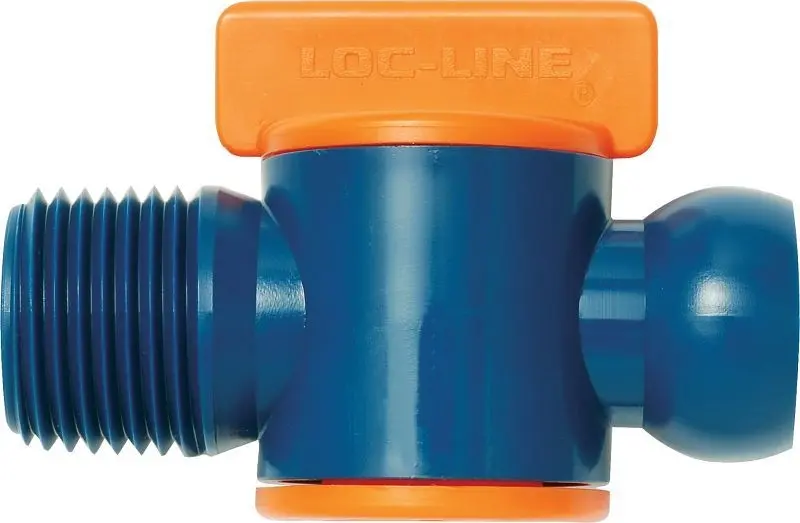 Loc-Line Absperrhahn mit Außengewinde VE: 2 Stück L32092