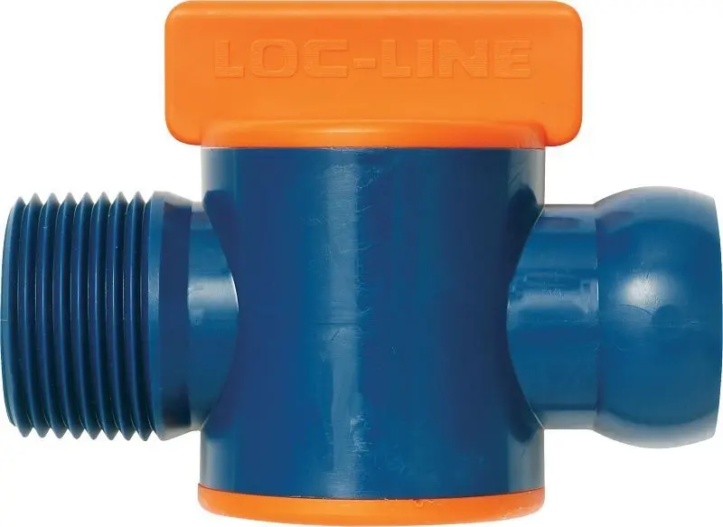 Loc-Line Absperrhahn mit Außengewinde VE: 2 Stück L61516