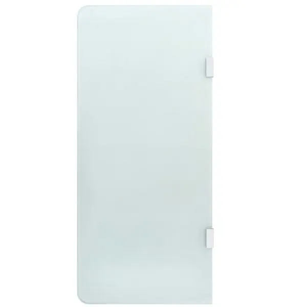 vidaXL Urinal-Trennwand Wandmontage 90 x 40 cm Hartglas 249496