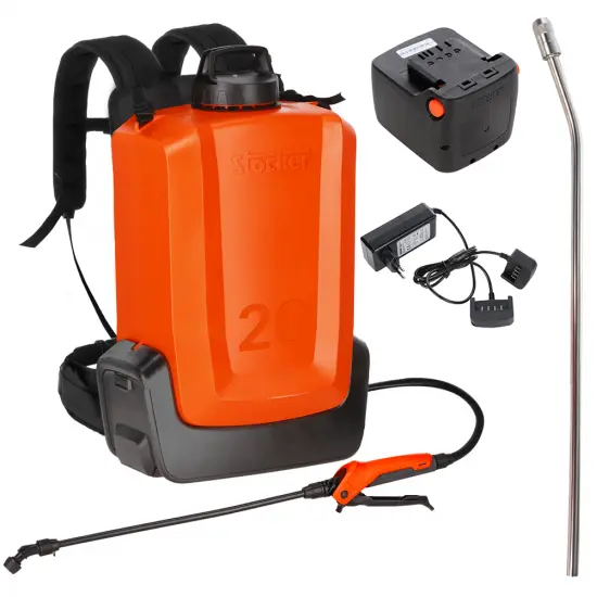 Astscheren- Stocker Ergomist 20 - Akku-Rückenspritze - 20 L Tank - 21 V - 4 Ah