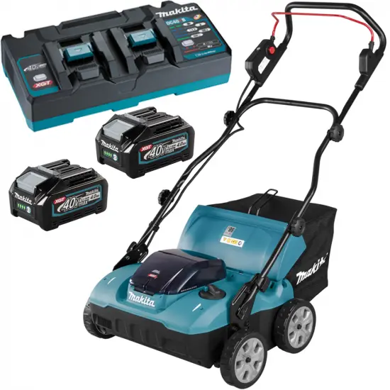 Makita UV001GM201 - Akku-Vertikutierer 40 V - 4Ah für Feinheiten