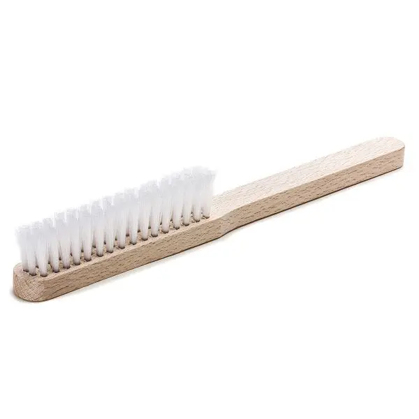 Lessmann Feinbürste 225x20 mm 4 reihig Nylon glatt 030 mm 20 mm hoch VE: 12 Stück 126.451