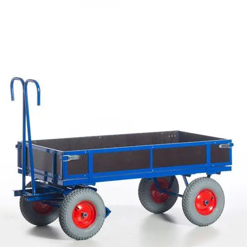 Rollcart Handpritschenwagen mit Holzbordwänden (1400x840) Tragkraft: 700 kg 15-15122