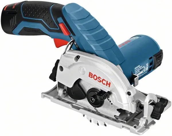 Bosch Akku-Kreissäge GKS 12V-26 mit 2 x 3.0 Ah Li-Ion Akku L-BOXX 06016A1005
