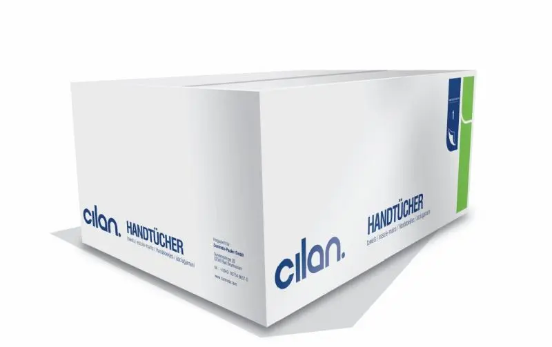 Cilan Krepp Fantikhandtuch H 16 Green-Line natur 1-lagig VE: 20x200 Tücher 2123086