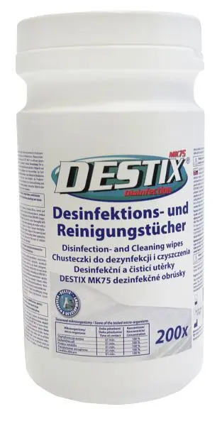 Eichner Desinfektionstücher Spenderbox Jumbodose mit 200 Desinfektionstüchern Tuchformat: 215 x 215 mm alkoholfrei 9127-...
