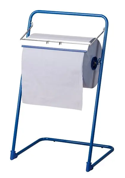 ELOS Bodenständer - bis 40 cm Rollenbreite blau 900 x 460 x 440 mm (H/B/T) Metall 960641
