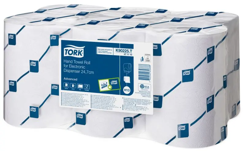 Tork Rollenhandtuch weiß H13 2-lagig 247cm VE: 6 Rollen à 143m 2096943