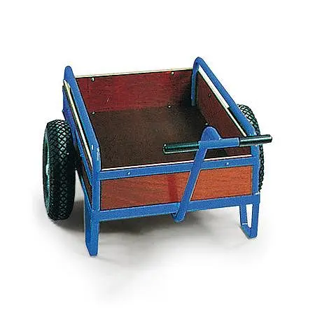 Protaurus Rotauro Handwagen mit Holzwänden 1000x700mm Handhabung: 800mm 400x100mm Lufträder Kugellager 14-1128-K