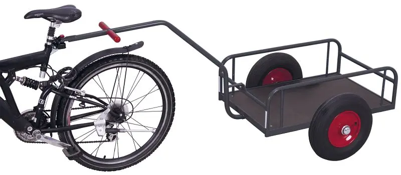 VARIOfit Fahrradanhänger ohne Bordwand Ladefläche: 825 x 535 mm RAL 7016 anthrazitgrau zu-1381/AG