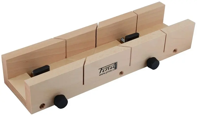 Pinie Gehrungslade mit zwei Klemmen PREMIUM 28-3501405019P