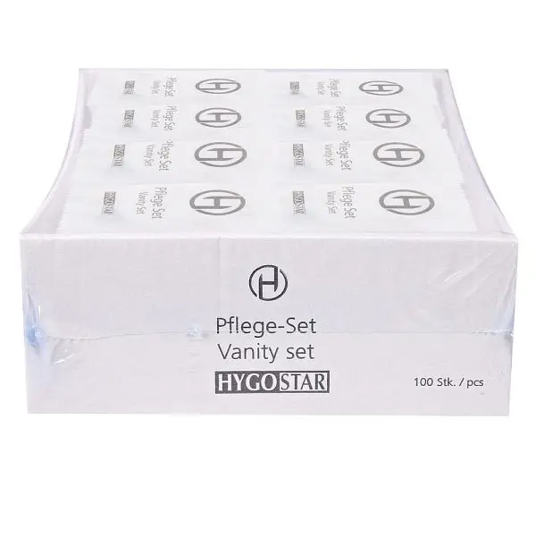 Hygostar Kosmetik-Set Nagelfeile Wattepads Wattestäbchen VE: 1000 Stück 556118