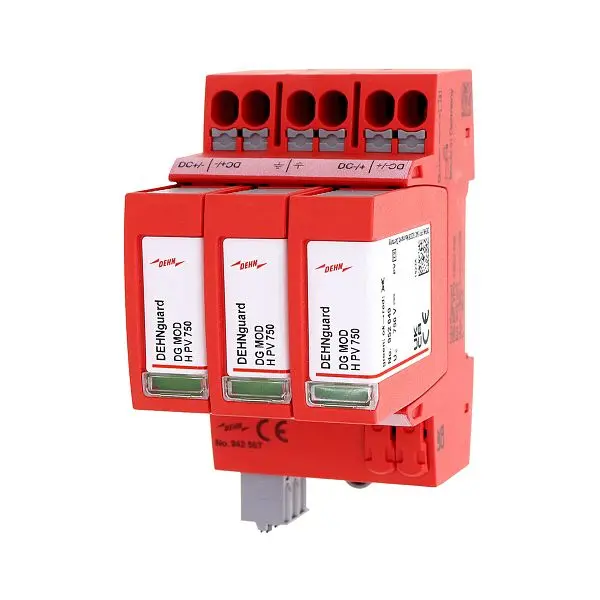 Dehn Überspannungsableiter DC Netzform-3TE 1000VDC 4kV mit Fernmeldekontakt 20kA DGMPYPV1200FM 147461