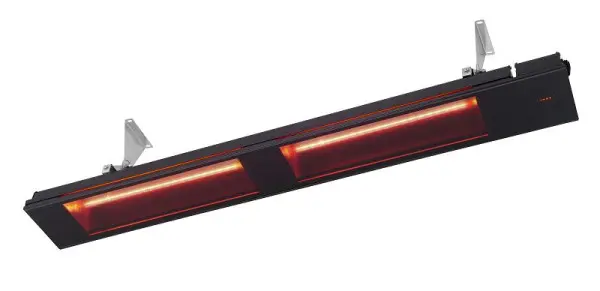 Burda Infrarot-Kurzwellenstrahler RELAX GLASS IRA Remote/Dimmer 3000W Glas: schwarz Gehäuse: schwarz 333954