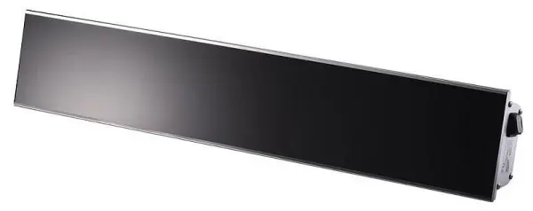 Burda RELAX GLASS Heizstrahler io IRA IP65 2200 silber/schwarz 333965
