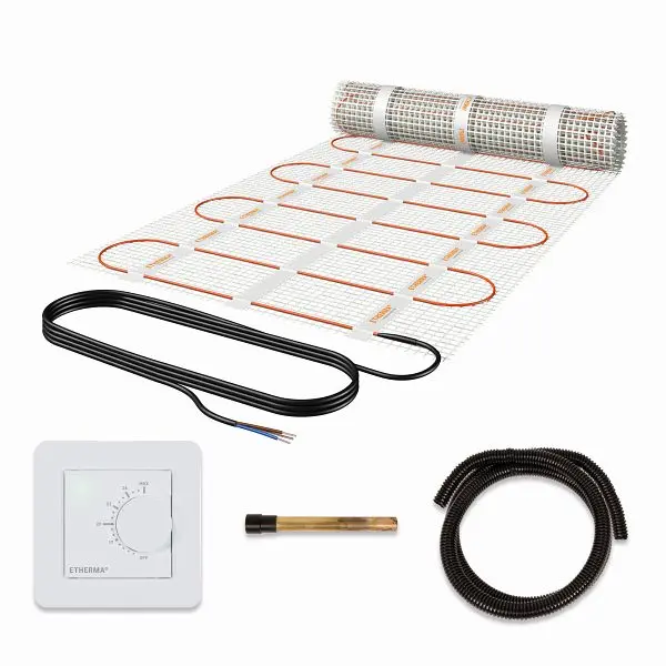 Etherma eFLOOR DS PRO Netzheizmattenset inkl. eTWIST BASIC 11 m² 1760 W 230 V 41266