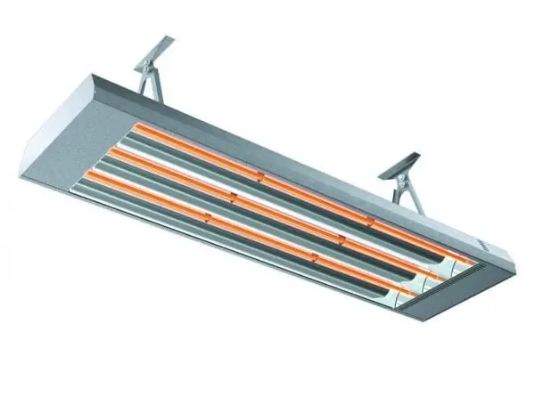 Frico Infrarotstrahler IR 3-stufig besonders gut geeignet für Hallen mit höhere Deckenhöhe 186 x 83 x 36 cm 70-IR-400-3