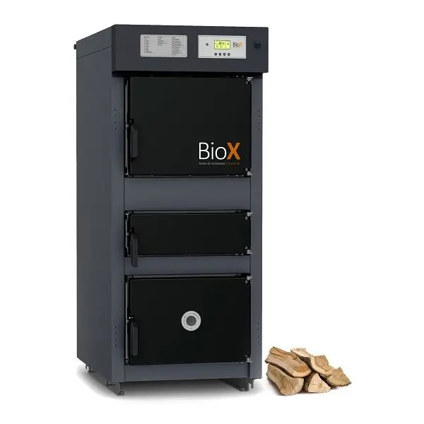 Solarbayer Holzvergaser BioX 35 Effizienz: 336 kW Scheitholzlänge 05m 300703500