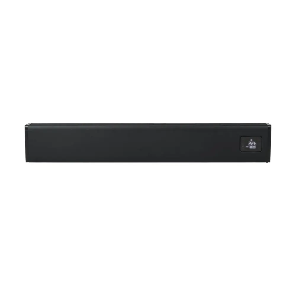 Eurom Konvektorheizung Alutherm Baseboard 2000 schwarz 361216