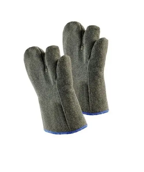 Jutec 3-Fingerhandschuh 650°C Kontakthitze schnittfest grün 30 cm H123B130
