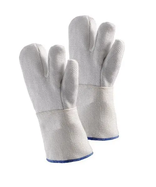 Jutec 3-Fingerhandschuh aus HT-Gewebe bis 1100°C Kontakthitze 30 cm H3130030