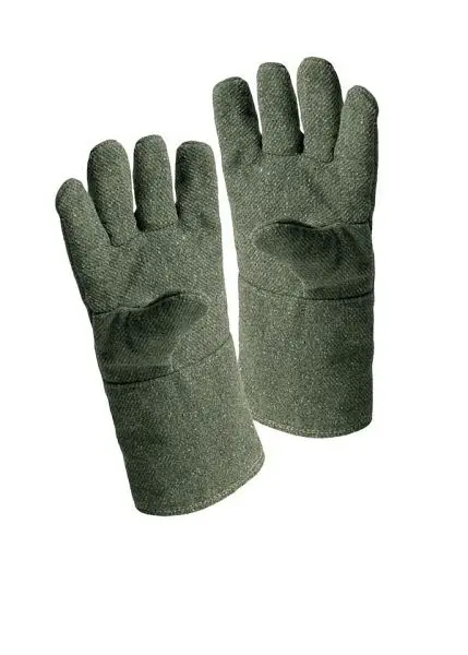 Jutec 5-Fingerhandschuh 650°C Kontakthitze schnittfest grün 36 cm H125B236
