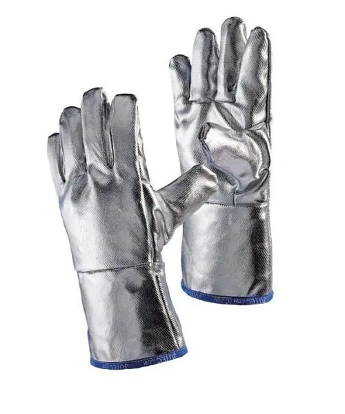 Jutec 5-Fingerhandschuh Preox-Aramid-Alu 1000°C Strahlungshitze 30 cm H1A5A230-W2