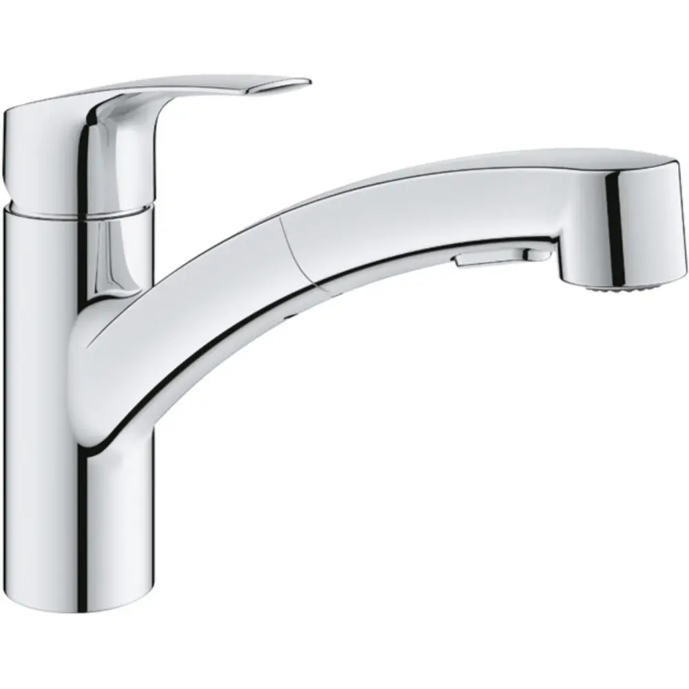 GROHE: Hochdruck- Einhebelmischbatterie Eurosmart mit Brause, 17847 14 cm