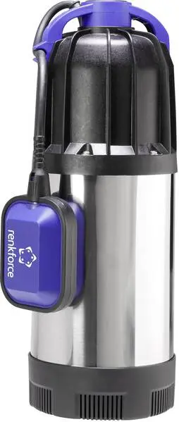 Renkforce 1519501 Tauchdruck-Pumpe mit Schutzkontaktstecker 6500 l/h 30 m