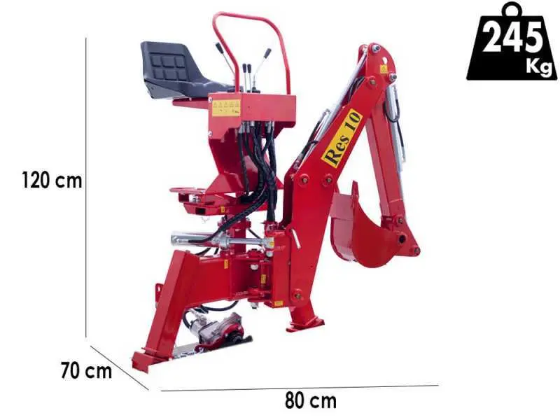 AgriEuro Top Line RES10 - Heckbagger für Traktor