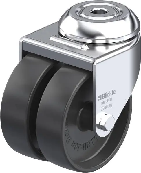 Blickle 106732 LMDA-POA 75G Doppel-Lenkrolle Rad-Durchmesser: 75 mm Tragfähigkeit (max.): 100 kg 1 St.