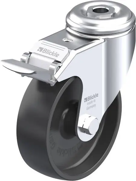Blickle 225052 LKRA-POA 100G-FI Lenkrolle mit Feststeller Rad-Durchmesser: 100 mm Tragfähigkeit (max.): 120 kg 1 St.