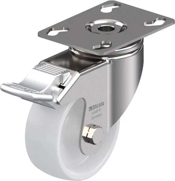 Blickle 225078 LKPXA-PO 80G-FI Lenkrolle mit Feststeller Rad-Durchmesser: 80 mm Tragfähigkeit (max.): 120 kg 1 St.