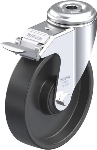 Blickle 226282 LKRA-POA 125K-FI Lenkrolle mit Feststeller Rad-Durchmesser: 125 mm Tragfähigkeit (max.): 120 kg 1 St.