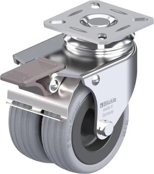Blickle 281709 LDA-VPA 75G-FI Doppel-Lenkrolle Rad-Durchmesser: 75 mm Tragfähigkeit (max.): 100 kg 1 St.