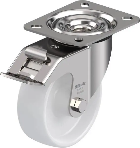 Blickle 285148 LEX-PO 100G-FI Lenkrolle mit Feststeller Rad-Durchmesser: 100 mm Tragfähigkeit (max.): 150 kg 1 St.