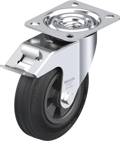 Blickle 289223 LE-VPP 125R-FI Lenkrolle mit Feststeller Rad-Durchmesser: 125 mm Tragfähigkeit (max.): 100 kg 1 St.