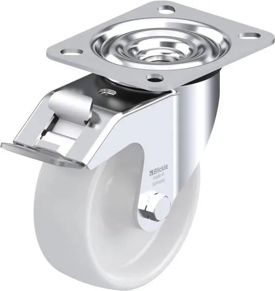 Blickle 298679 LE-PO 100G-FI Lenkrolle mit Feststeller Rad-Durchmesser: 100 mm Tragfähigkeit (max.): 150 kg 1 St.
