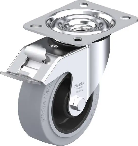 Blickle 313387 LE-POEV 100R-FI-SG Lenkrolle mit Feststeller Rad-Durchmesser: 100 mm Tragfähigkeit (max.): 150 kg 1 St.